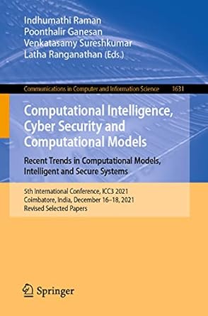Computational Intelligence, Cyber Security and Computational Models ...