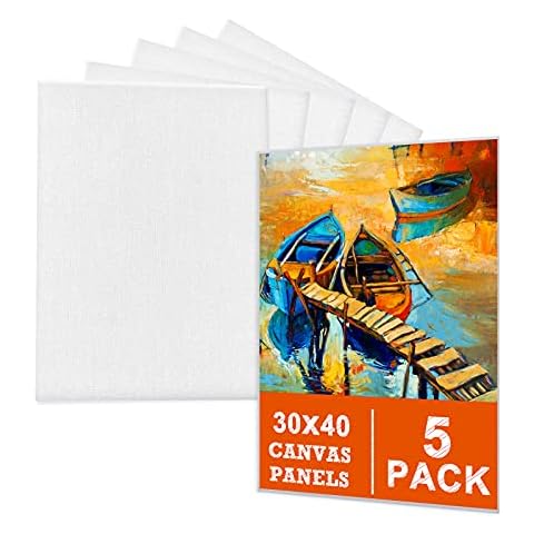 5 Pack Canvas Panels for Painting Cover