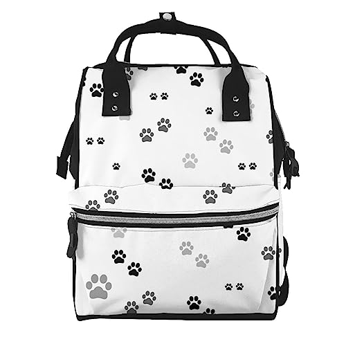 Sac à dos ordinateur portable pour soulager le dos avec style grâce au motif pattes de chat coloré