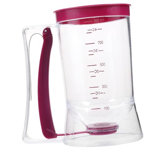 OFFSCH Pancake Batter Dispenser Style for Cupcakes Waffles Muffins More Leakproof