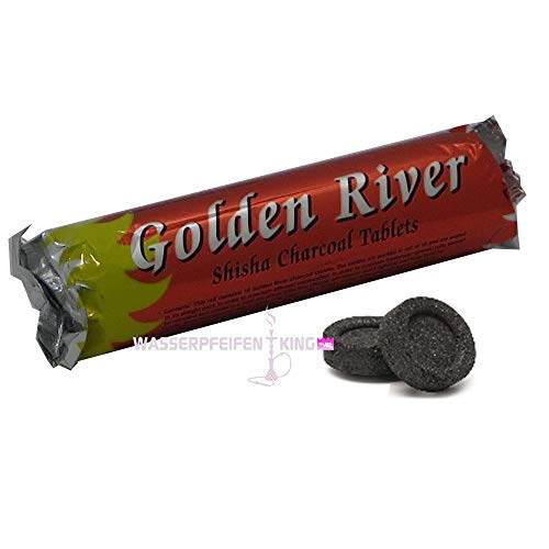 Charbons Golden River performants et accessoires chicha durables - 2
