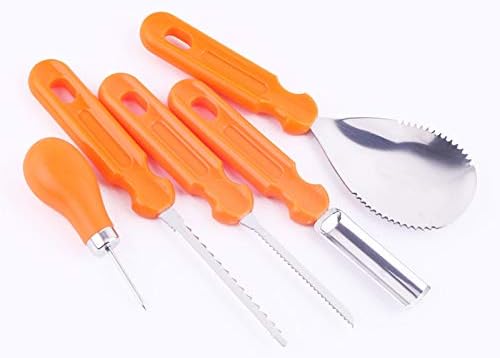 14Pcs Professional Pumpkin Carving Tools Kit Halloween Jack-O-Lanterns Maker With Carrying Case