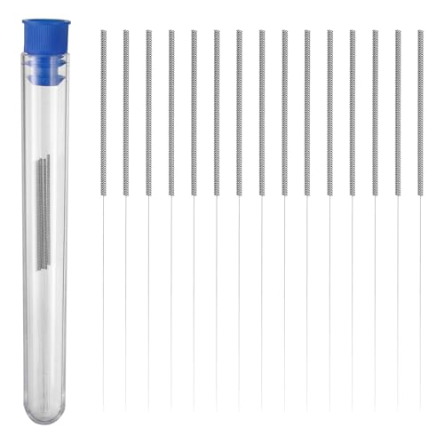 sourcing map 20pcs 3D Printer Nozzle Cleaning Needles 0.15mm Stainless Steel Nozzles Cleaner Tool 3D Printing Nozzle Cle