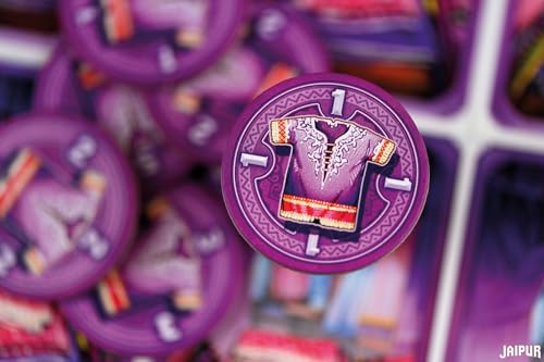 Asmodee - Jaipur - Jeu de Cartes et Stratégie pour Enfants dès 10 Ans - Jeu de Marchandage - Devenez Le Marchand Attitré du Maharaja - pour 2 Joueurs - 30 Min - Version Française - Space Cowboys