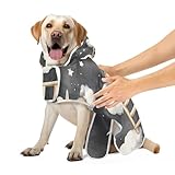 Cute Baby Bunnies Clouds Pet Bath Robe Good Absorbent Fast Drying Towel for Pet Bath Hooded Bathrobe for Cats and Dogs Small