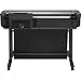 HP DesignJet T650 Large Format 36-inch Plotter Color Printer, Includes 2-Year Warranty Care Pack (5HB10H), Black