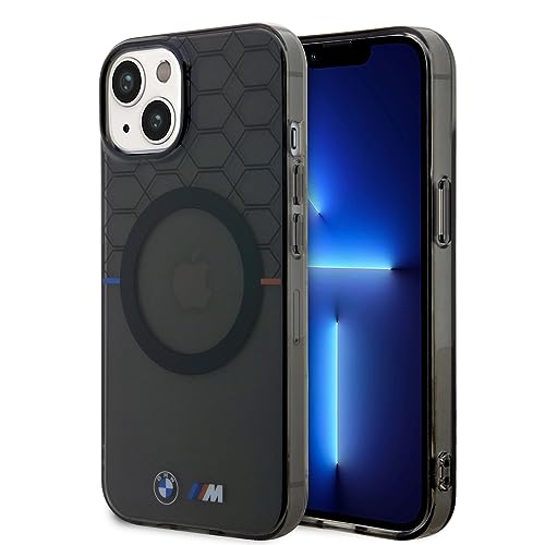 BMW BMHMP14SHGPK Coque pour iPhone 14 6,1" Gris