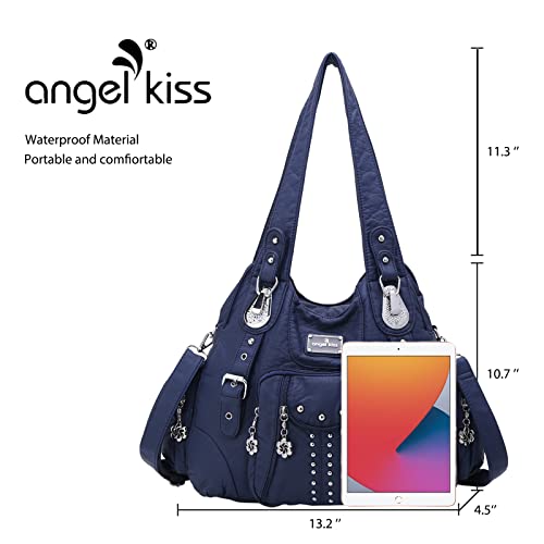 Image of Angel Kiss Purses for Women Soft PU Leather Large Hobo Bags for Women Shoulder Bag | Soft