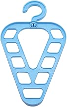 9-Hole Magic Clothes Hanger Space Saving Closet Scarf Clothes Organizer Holder Multi-Function Drying Racks Cloth Hanger (Blue,3pc)