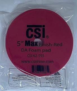 CSI 5" Max Finish-Red Foam pad