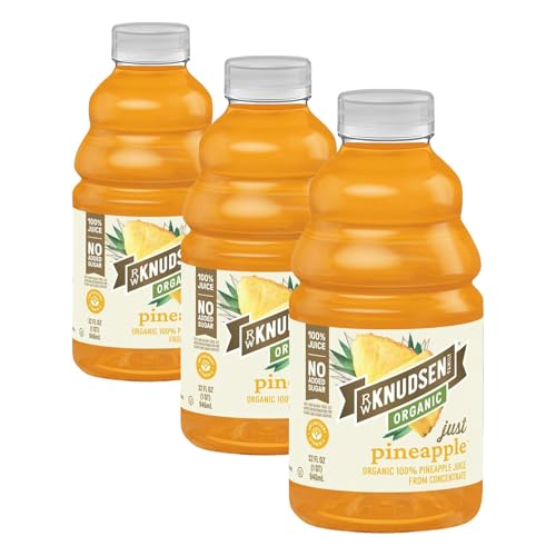 R.W. Knudsen Organic Pineapple Juice Not from Concentrate, 32 fl