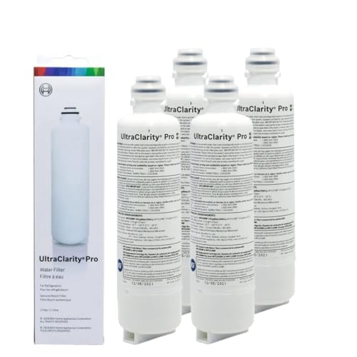 AGFQGLDPO Reemplazo del Filtro de Agua del refrigerador, Compatible con Bosch, BORPLFTR50, BORPLFTR55, RA450022, 12033030(4pcs)