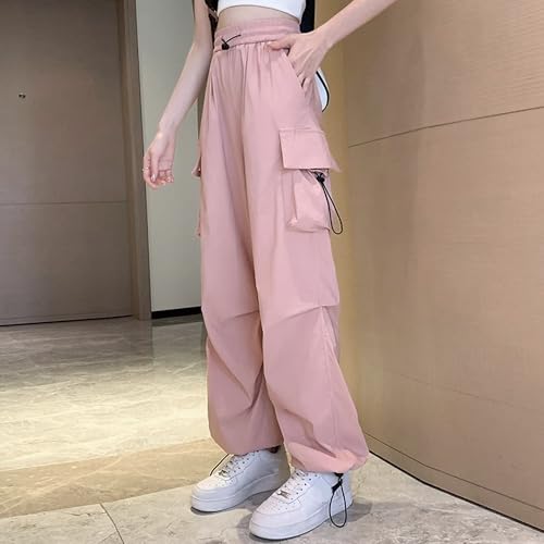 Baggy Pants Men Quick Drying High Waist Wide Leg Cargo Pants with Pockets for Casual Sports and Outdoor Activities3