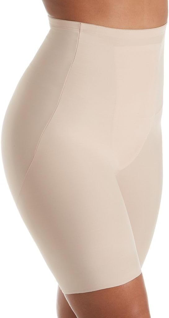 TC Fine Intimates Women's Plus Size Just Enough Hi-Waist Thigh Slimmer 4009