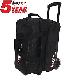 Moxy Bowling Products Blade Premium Double Roller Bowling Bag- Black