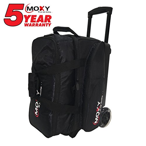 Moxy Bowling Products Blade Premium Double Roller Bowling Bag- Black