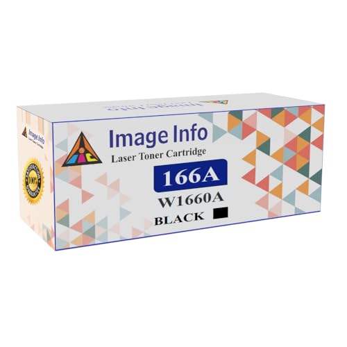 Image of ImageInfo W1660A / 166A Compatible Toner Cartridge Replacement for H P 166A Toner Cartridge for H P Laser MFP 1188a H P Laser MFP 1188w H P Laser MFP 1188fnw Printer Cartridge with chip