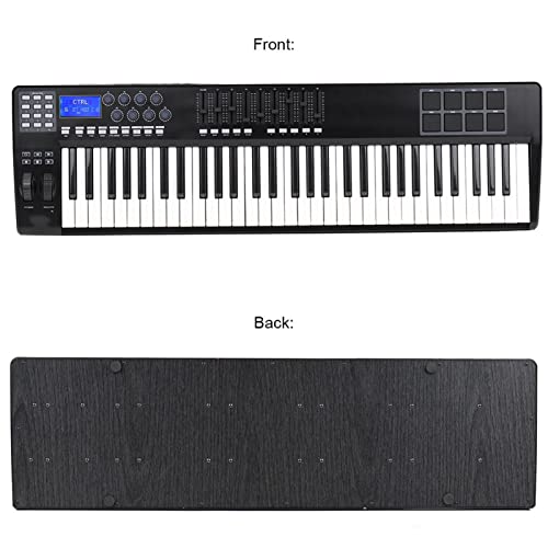 Clavier Piano 61 Touches USB MIDI Contrôleur De Clavier 8 Coussinets De Tambour avec USB Câble Midi Clavier De… - Les Beatles, Paul McCartney, John Lennon, RIngo Starr, George Harrison Clavier Piano 61 Touches USB MIDI Contrôleur De Clavier 8 Coussinets De Tambour avec USB Câble Midi Clavier De… – Image 3