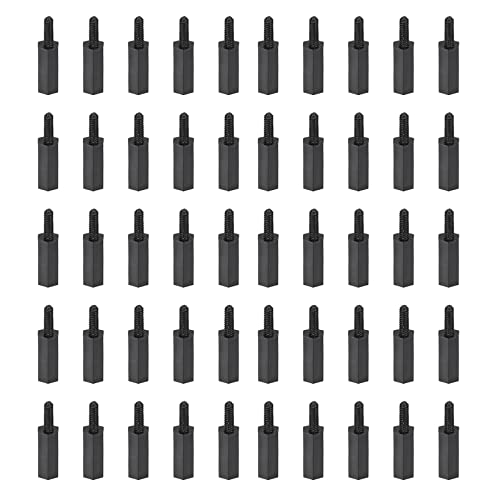 YOKIVE 150 Pcs M2 Standoff Screws, Nylon Hex PCB Standoffs with High Insulation Effect, Keep Height Consistent