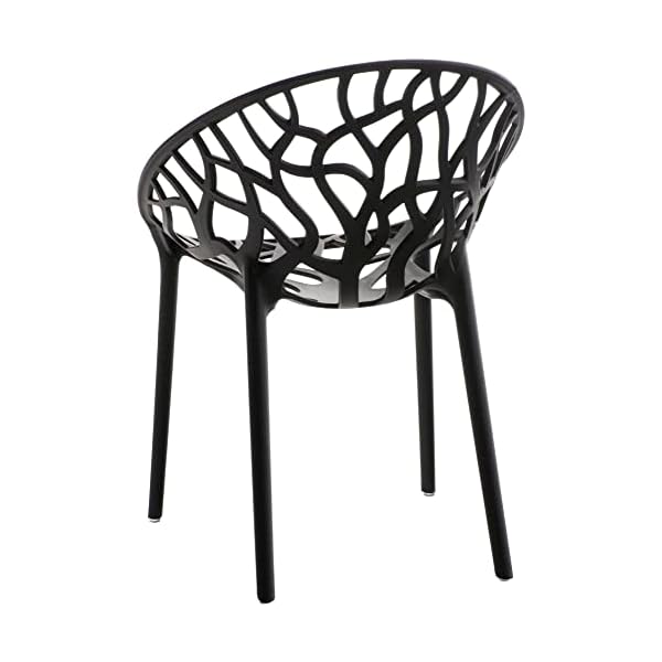 CLP Gartenstuhl Hope 2er Set Schwarz