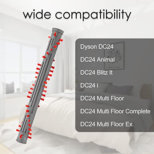 Replacement Vacuum Brush Roller For Dyson Dc24, Dc24 Animal, Dc24 Blitz It, Dc24 I, Dc24 Multi Floor, Dc24 Multi Floor Complete, Dc24 Multi Floor Ex, Compatible With Part # 917390-02 & 917390-01 #TOP4