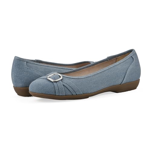Image of Cliffs by White Mountain Women's Cushioned Calming Ballet Flat | Casual Shoes