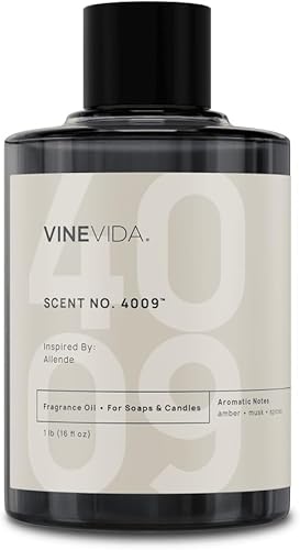 Miniatura 241 de VINEVIDA Aceite aromático n.º 4800 inspirado en un millón de hombres para fabricación de velas y jabón, fabricado en Estados Unidos