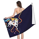 TOLKAT Rainbow Bright - Toallas de baño de fibra de microfibra de secado rápido, altamente absorbentes, para fitness, baño, deportes, yoga