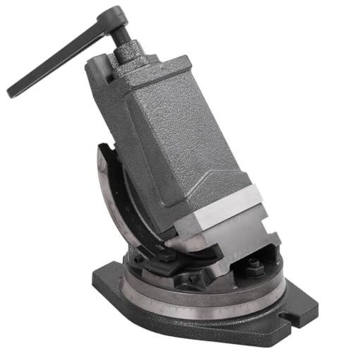 Colore: grigio vidaXL Morsa Inclinabile a 2 Assi 100 mm