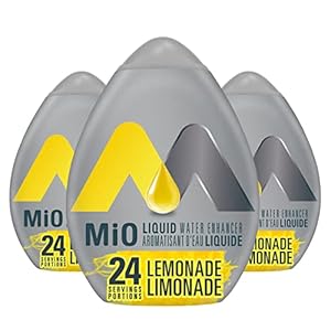 MiO Lemonade Liquid Water Enhancer, 48mL/1.6 fl. oz. (Pack of 3) Shipped from Canada