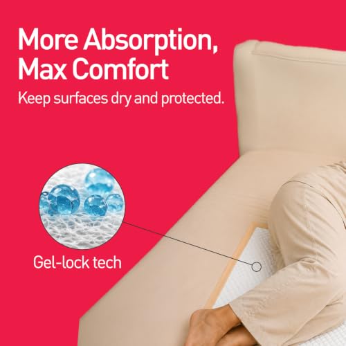 Image of Sirona Disposable Underpads for Women - Pack of 10 (Large) | Soft & Leakproof Bed Protection with Anti-Slip Tapes | for Heavy Periods & Post Surgery Care