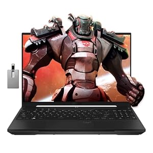 asus TUF A16 16” FHD 165Hz Gaming Laptop, AMD Ryzen 7-7735HS, Radeon RX7600S V8G Graphics, 16GB DDR5 RAM, 512GB PCIe SSD, RGB Backlit Keyboard, Wi-Fi 6, HD Camera, Black, Win 11 Pro, 32GB USB Card