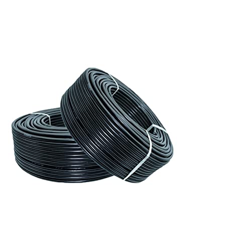 PXQPYMATX 5Meters RVV Cable 22/20/18/17AWG 10 Cores Control Signal Line Copper Wire Black Sheathed PVC Electric Wire Power Cord DIY Cable and Wire