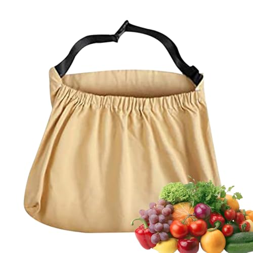 Cinturón de herramientas de delantal de jardinería, cinturón de jardinería - Delantal de la bolsa de cintura con bolsillos | Bolsa de accesorios ajustables de lienzo para la construcción Carpinterry R