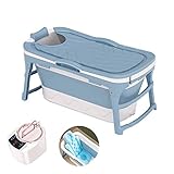 HHMMG Portable Dampfsauna, Dampfsauna Für Zuhause, EIN Eimer Mit Doppeltem Verwendungszweck, Der Zum Baden Und Für Die Dampfsauna Verwendet Werden Kann (Color : B)
