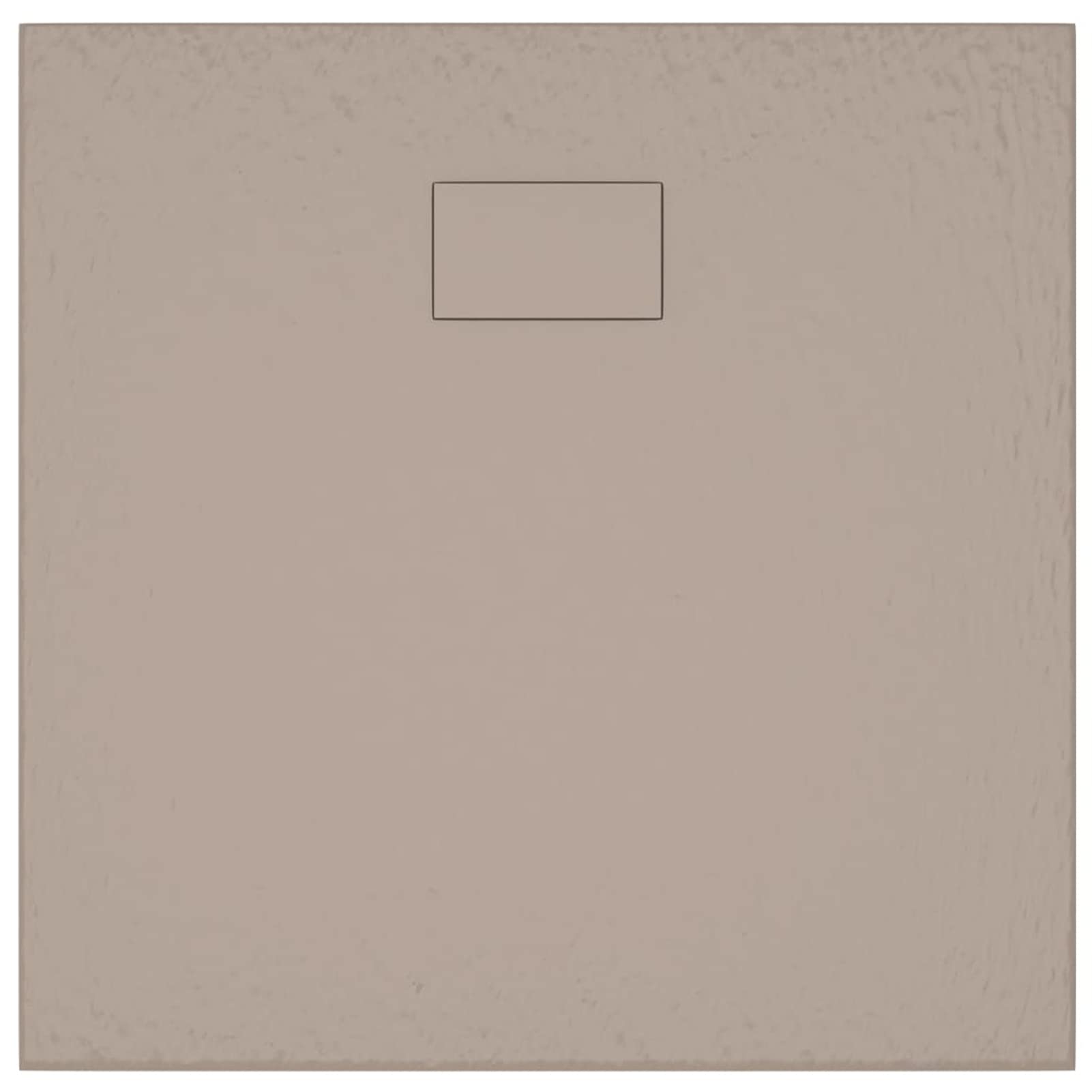 Podstawa prysznicowa SMC brązowa 90 x 80 cm, taca na odpady do łazienki, kabiny prysznicowej, prostokątna, smukła podstawa kabiny prysznicowej