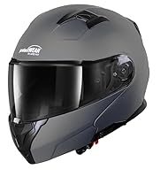 Protectwear Motorradhelm Klapphelm 928 Dunkelgrau Matt (XL (61-62 cm))
