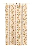 Cortina De Calle Alpujarreña con Trabillas140x260 cm, de fácil Mantenimiento y Resistente. Confeccionada con Trabillas. Diseño rústico. Cortina de Puerta Exterior (Girasoles)