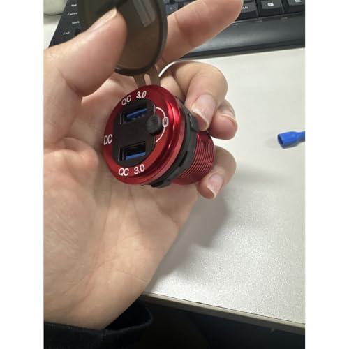 Socket USB QC 3.0 de 12V/24V con interruptor táctil para evitar descarga de batería 2