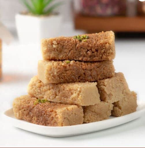Milk Cake 1Kg Indian Traditional Sweet Best Gift For All Occasions Raksha Bandhan, Rakhi, Marriage, Diwali, Holi, Ganesh Chaturthi Festival Treat For Family & Friend