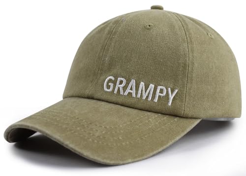 Grandpa Gifts for Men Funny Grandpa Hat World Best Pop Pop Gifts Baseball Cap Father Day Christmas Birthday for Papa Pawpaw Grandfather Poppy Dad Natural