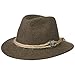Produktbild Lodenhut Manufaktur Edelweiß Trachtenhut Travellerhut Wollhut Wollfilzhut Wanderhut (56 cm - braun-meliert)