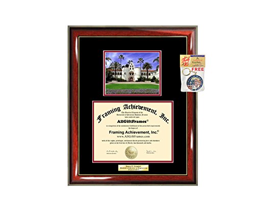 Diploma Frame SDSU San Diego State University Campus Photo Graduation Graduation Gift Idea Engraved Picture Frames Engraving Large Personalized Document Cheap Graduate Graduate Degree