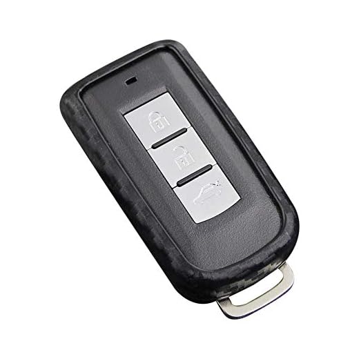 Eruditter Funda De La Cubierta De La Llave del Coche para Mitsubishi Outlander Lancer 10 Pajero Sport EX ASX Colt Grandis L200 Smart 2 / 3B Silicona De Silicona Cubierta De La Llave del Coche