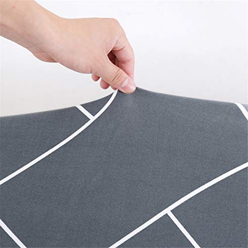 Nordmiex Armless Sofa Covers Stretch Sofa Bed Slipcover Futon Sofa Cover Non-Slip Settee Folding Couch Protector Without Armrests Lightweight Stretch Furniture Protector,Gray thumb #3