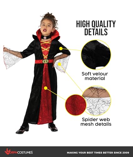 Disfraz de vampiro para niñas miniatura 3