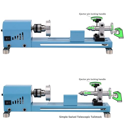 Mini Lathe Machine Multi-Purpose Lathe With Professional Tools Torno Para Madera Cutting Grinding Polishing Desktop Metal Lathes Easy To Use by FesmTek - Image 3