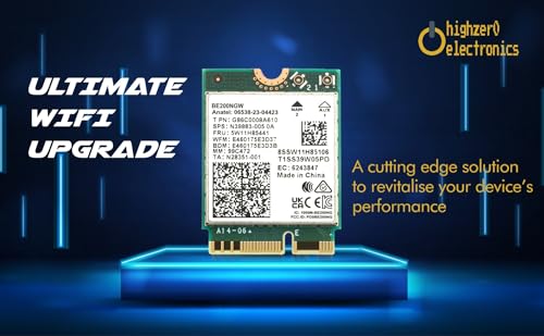 Module WiFi 7 BE200 Tri-Bande ultra rapide avec Bluetooth 5.4