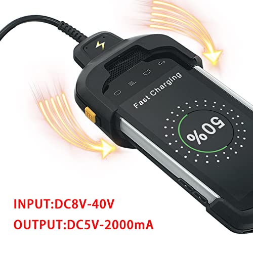 Câble de chargeur de voiture Zebra TC75 robuste pour scanner