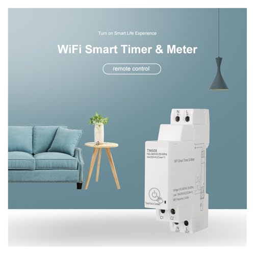 Medidor de energía de carril WiFi TM608 para controlar el consumo del hogar 3